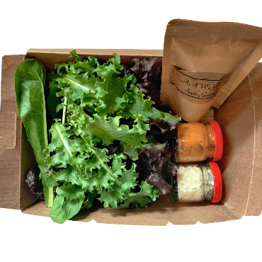 DIY 3 Lettuce and Miso Salad Box